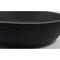 Castello Usa Yale 17-inch Bathroom Vessel Sink - Matte Black Leather Grain Pattern CB-VC-3-MBLG-17 - alternate 3
